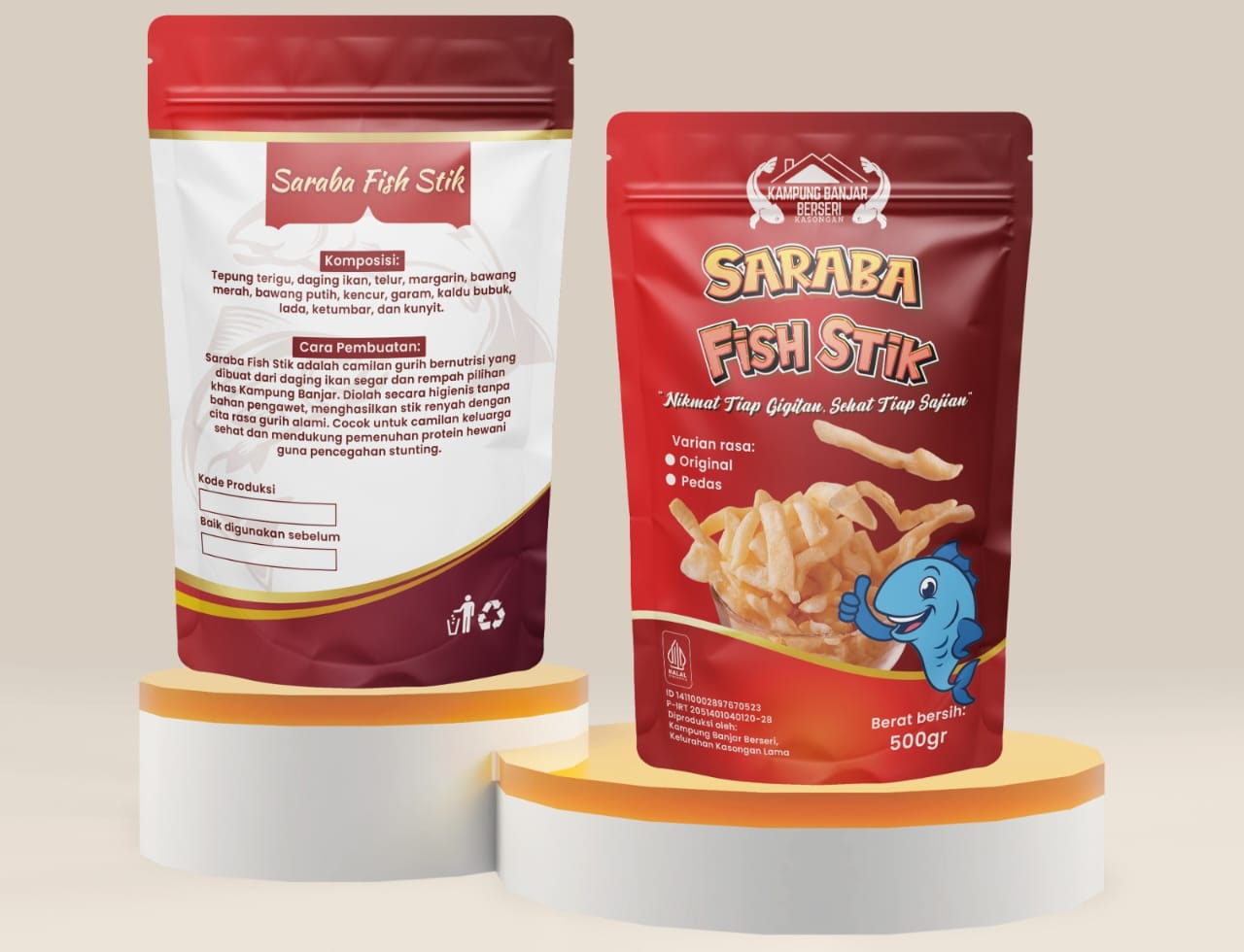 Fish stick renyah produksi UMKM Kasongan Lama